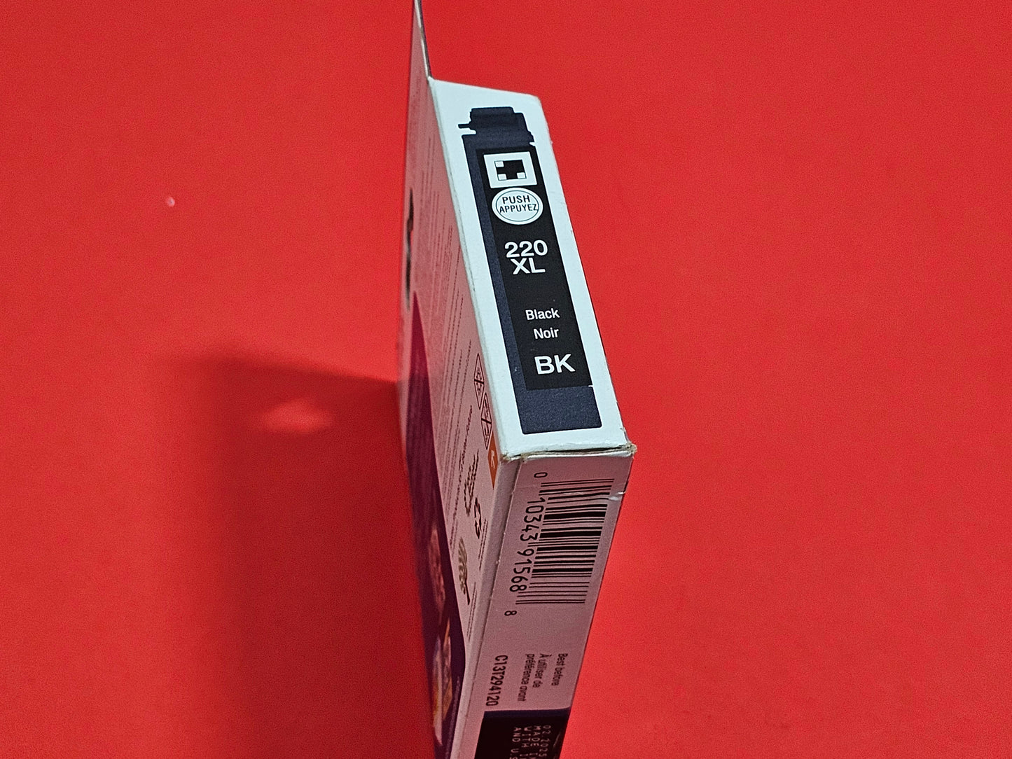 Epson 220 XL Black Ink Cartridge Genuine Original OEM - Brand NEW!