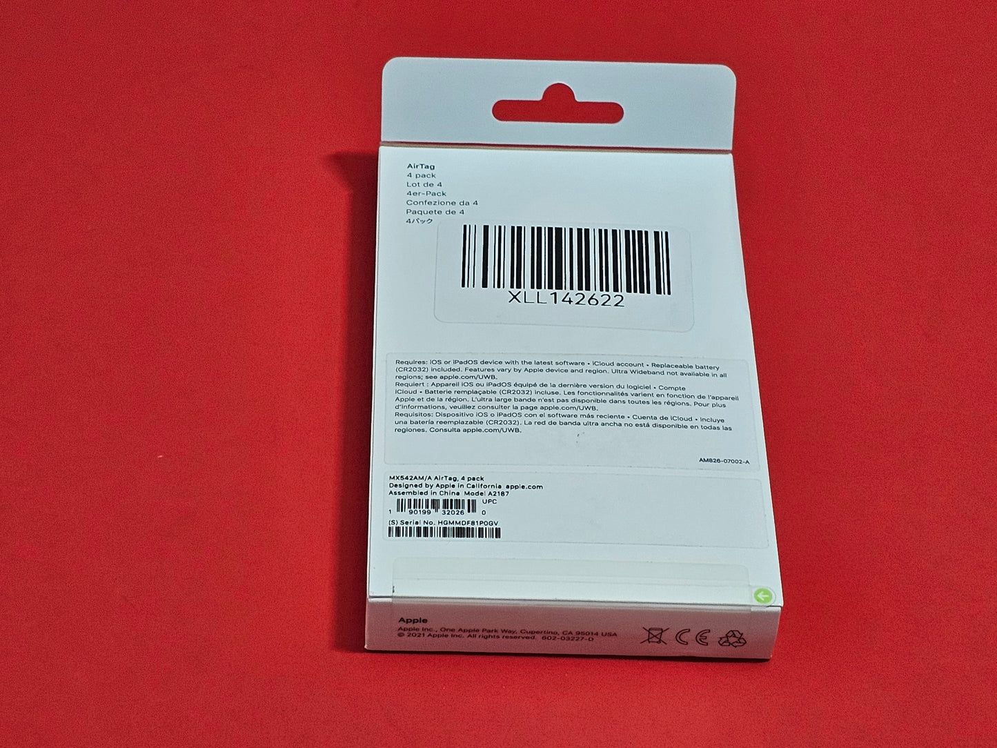 Apple AirTag Tracker 4-Pack (White) – NEW & Sealed!