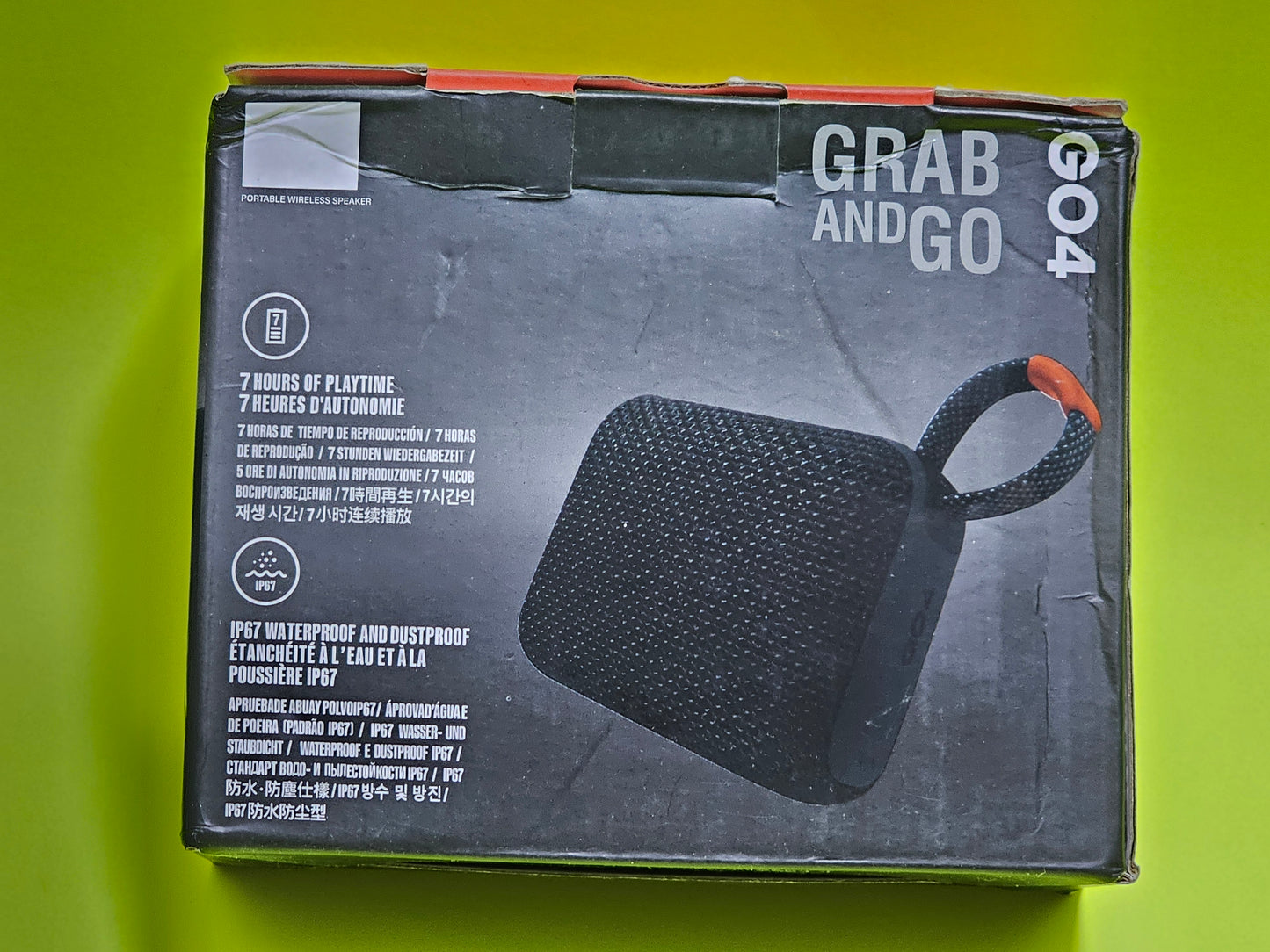 GO4 Portable Speaker - 7H Playtime, Waterproof, Dustproof, NOT JBL