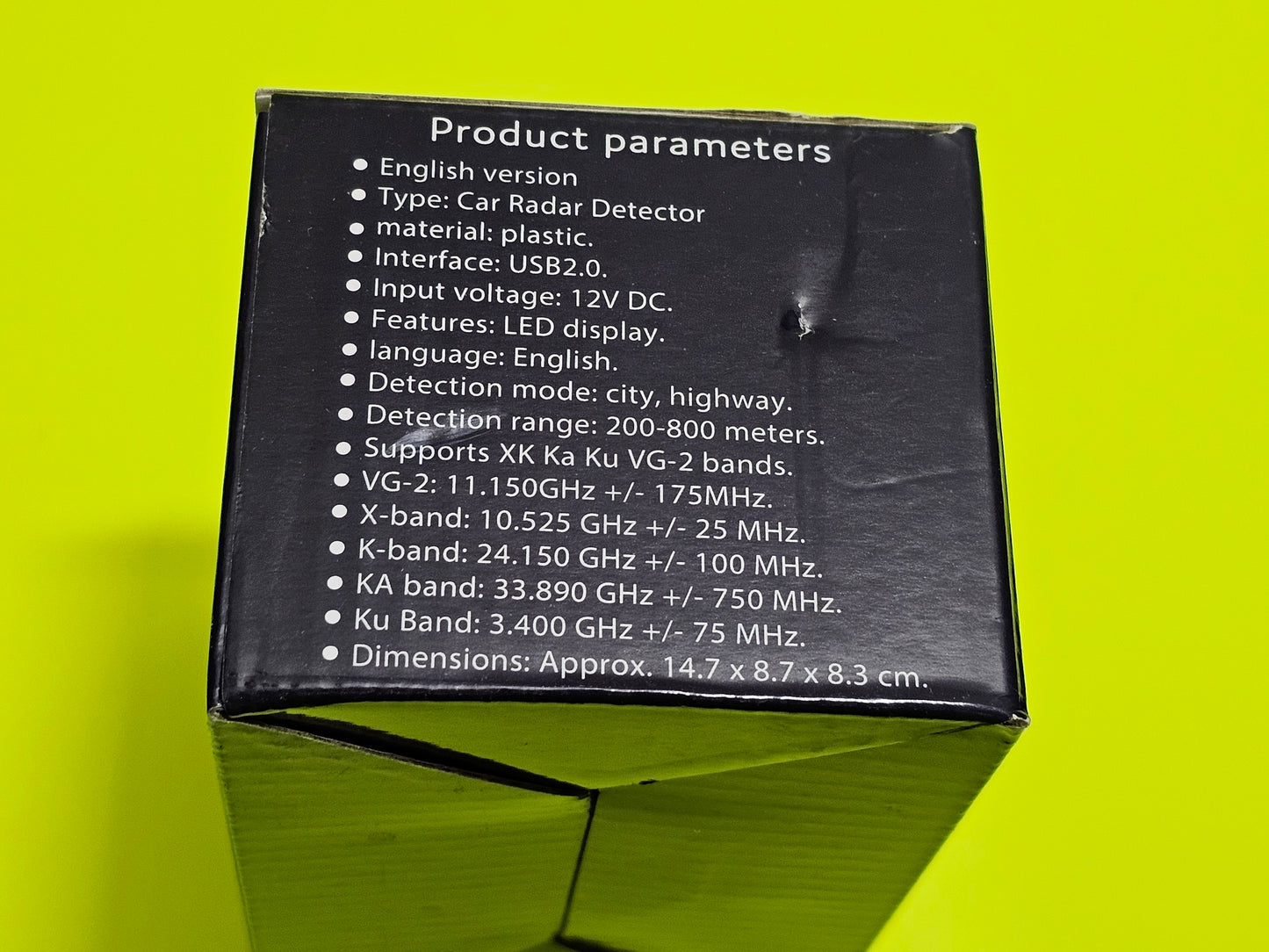SMS Radar Detector Vehicle Speed Sensor – Brand NEW!