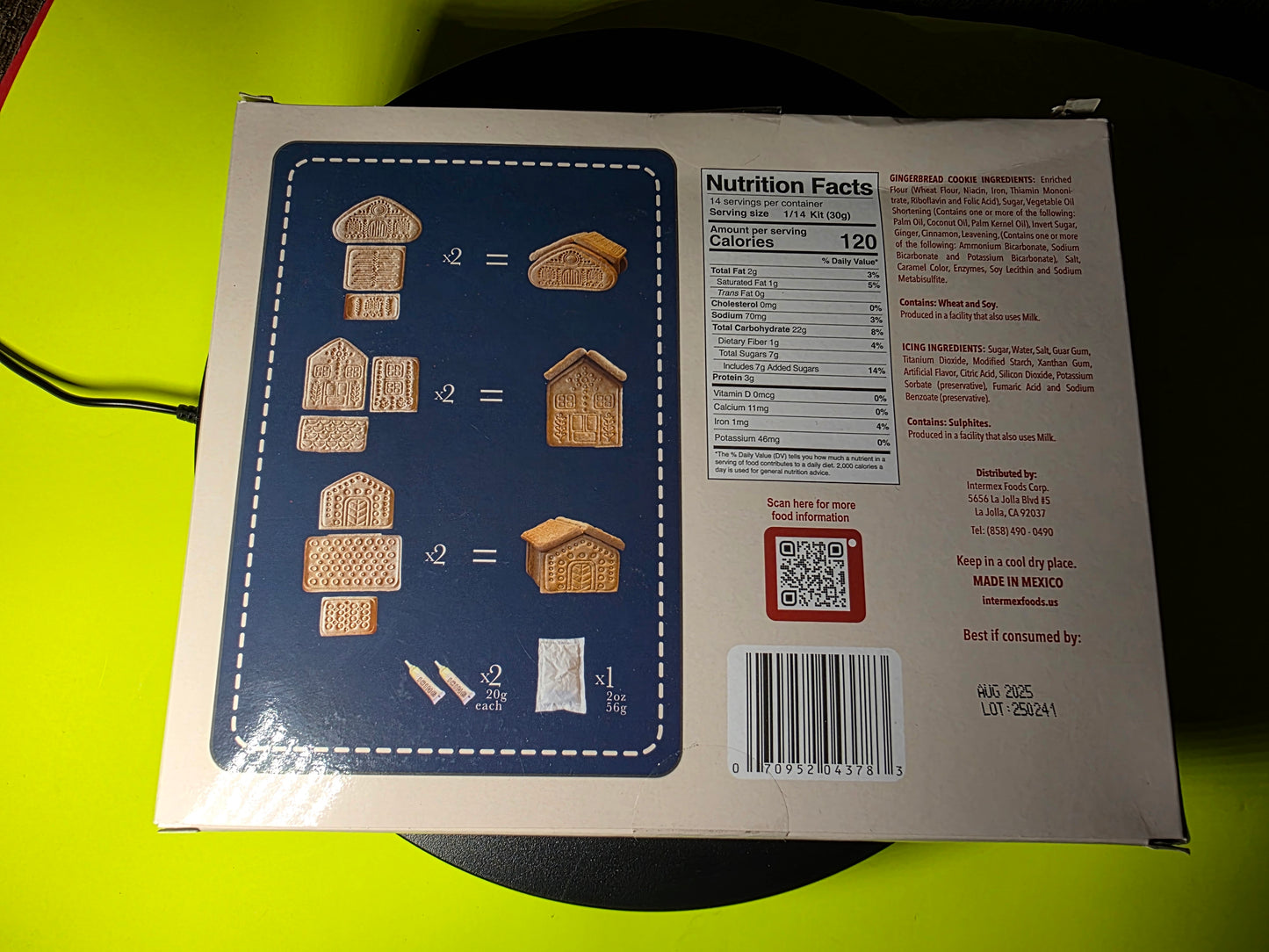 π Pagasa Gingerbread House Village Kit β 15 oz β Exp 08/25 β NEW Sealed