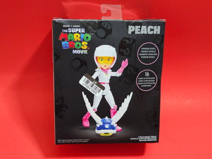 THE SUPER MARIO BROS. MOVIE 5" Peach Figure w/ Bike Outfit & Blue Shell NEW!