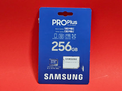 Samsung 256GB Pro Plus microSDXC Memory Card + Adapter - Brand NEW!