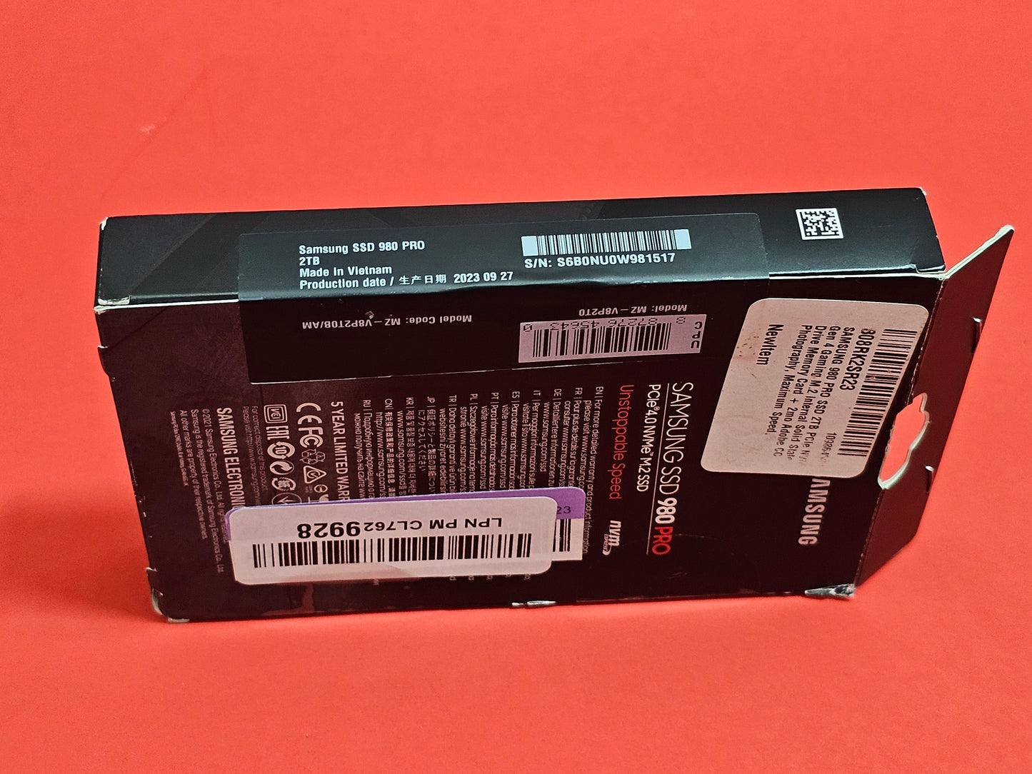 Samsung 980 PRO 1TB / 2TB NVMe M.2 PCIe Gen4 SSD – Brand NEW & Sealed!