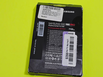 Samsung 980 PRO 1TB / 2TB NVMe M.2 PCIe Gen4 SSD – Brand NEW & Sealed!