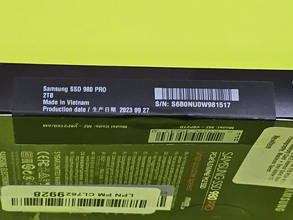 Samsung 980 PRO 1TB / 2TB NVMe M.2 PCIe Gen4 SSD – Brand NEW & Sealed!