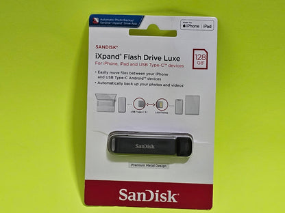SanDisk 128GB iXpand Flash Drive Luxe – Brand NEW!