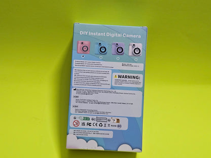 DIY Instant Digital Camera Kit w/ 3 Paper Rolls & Handle Strap - Brand NEW