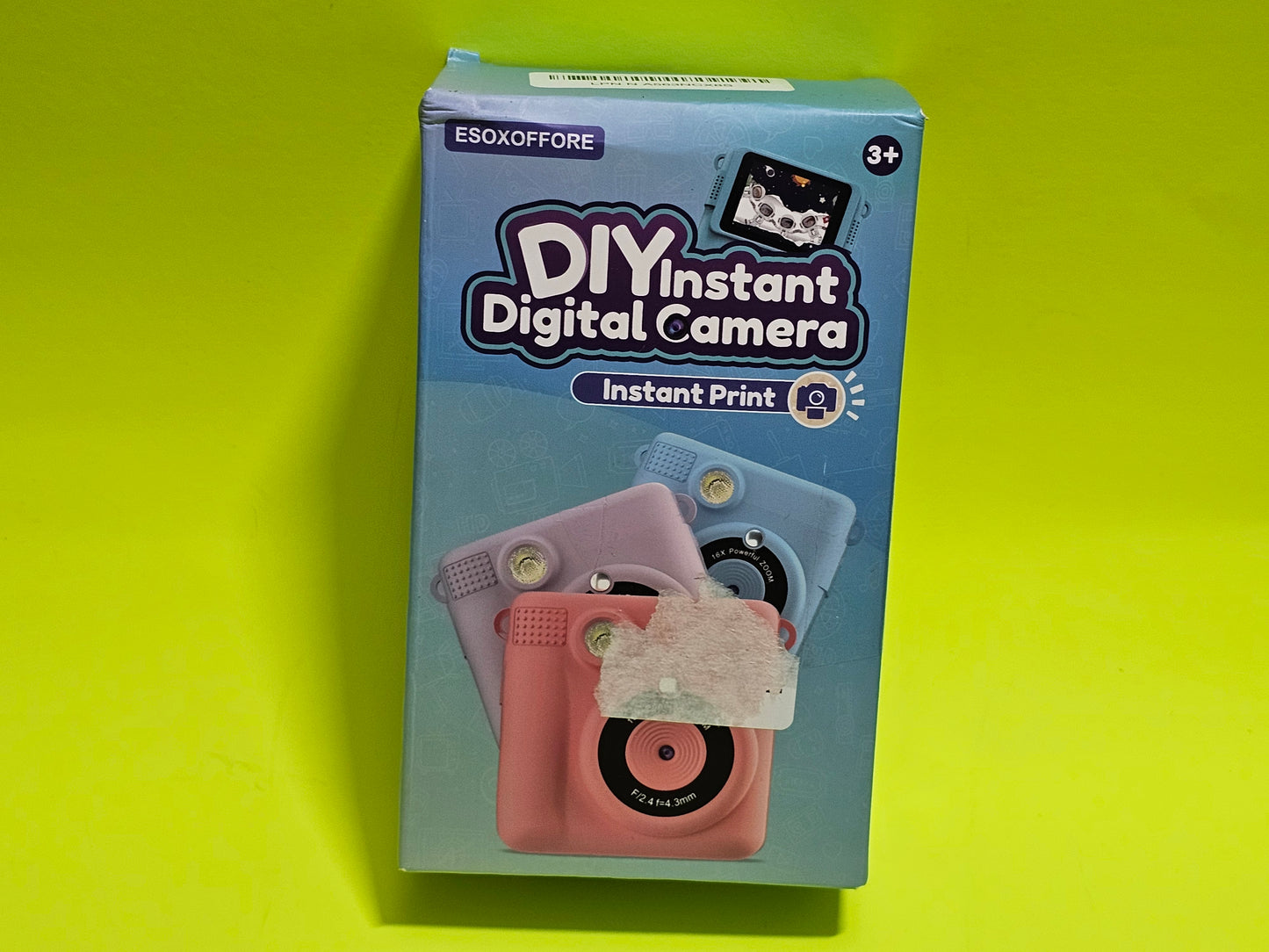 DIY Instant Digital Camera with Handle Strap & USB Cable - Brand NEW