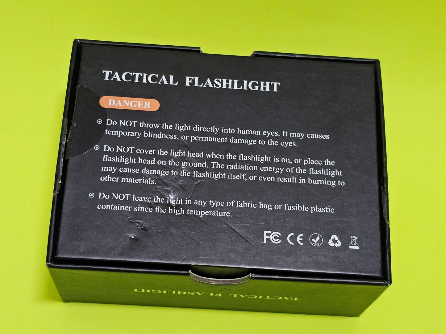 EZshoot Tactical Gun Flashlight w/ Green Laser Sight – Rail Mount – NEW!