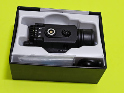 EZshoot Tactical Gun Flashlight w/ Green Laser Sight – Rail Mount – NEW!