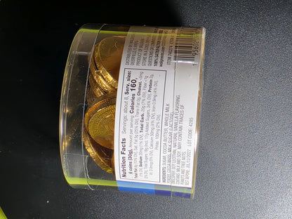 Milk Chocolate Gold Coins 8.29oz – Real Chocolate – Exp 7/12/2027 – NEW