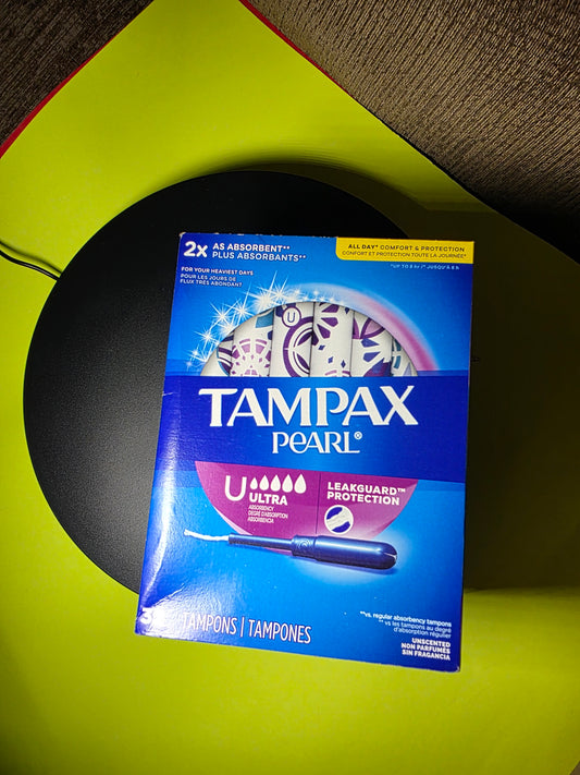 Tampax Pearl Ultra Tampons – LeakGuard Protection – 36 Count – NEW