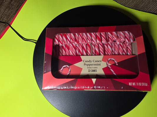Peppermint Candy Canes – 22 Count – 11 oz – Fresh Until Aug 2025 – NEW