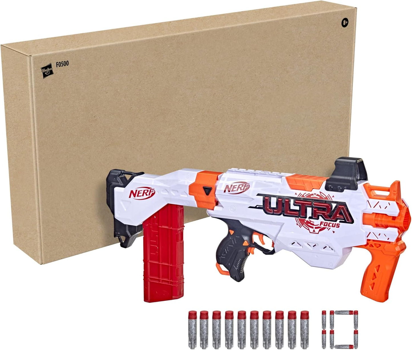 NEW Nerf Ultra Focus Motorized Blaster with 10-Dart Clip – Fast Action!